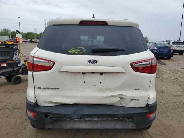 MAJ6S3GL1LC367231 - 2020 FORD ECOSPORT SE 白色 照片 6