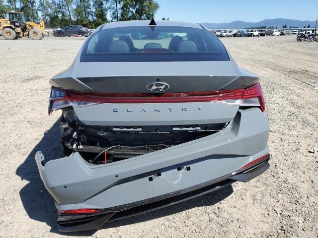 KMHLP4AG6PU453727 - 2023 HYUNDAI ELANTRA LIMITED GRAY photo 6