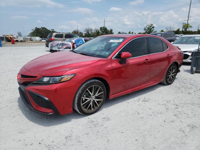 4T1T11AK4RU260967 - 2024 TOYOTA CAMRY SE NIGHT SHADE RED photo 1