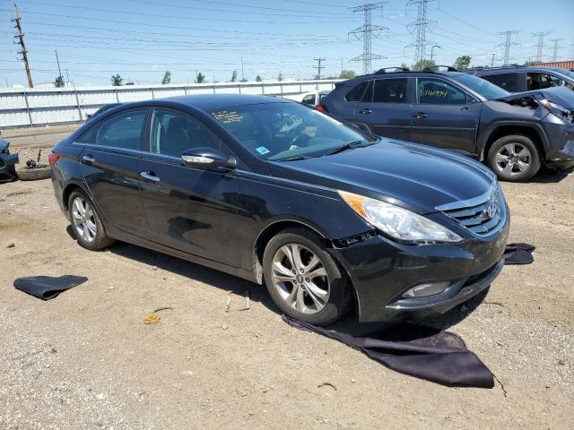 5NPEC4AC1BH160021 - 2011 HYUNDAI SONATA SE BLACK photo 4