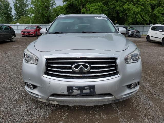 5N1AL0MM4EC546942 - 2014 INFINITI QX60 SILVER photo 5