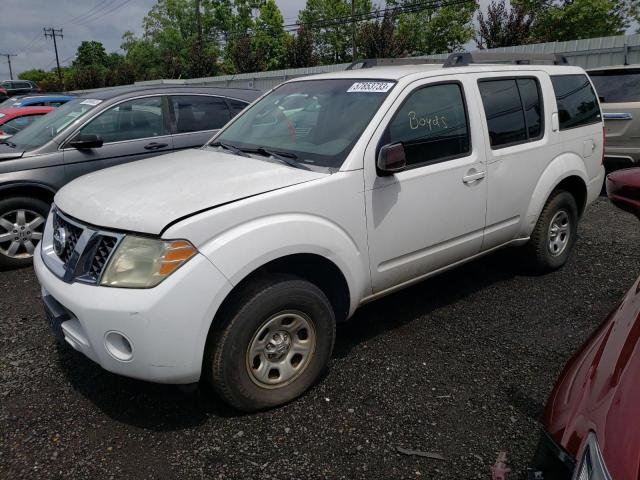 5N1AR18B98C603508 - 2008 NISSAN PATHFINDER S WHITE photo 1