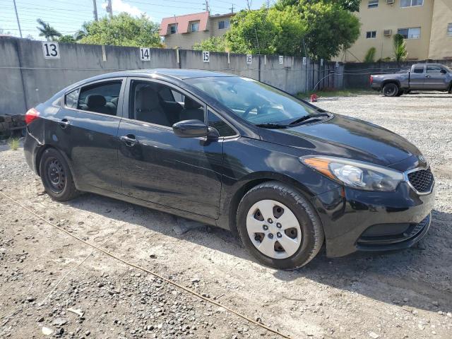 KNAFK4A6XF5433350 - 2015 KIA FORTE LX BLACK photo 4