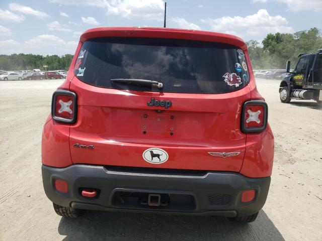 ZACCJBCT7GPD74461 - 2016 JEEP RENEGADE TRAILHAWK RED photo 6