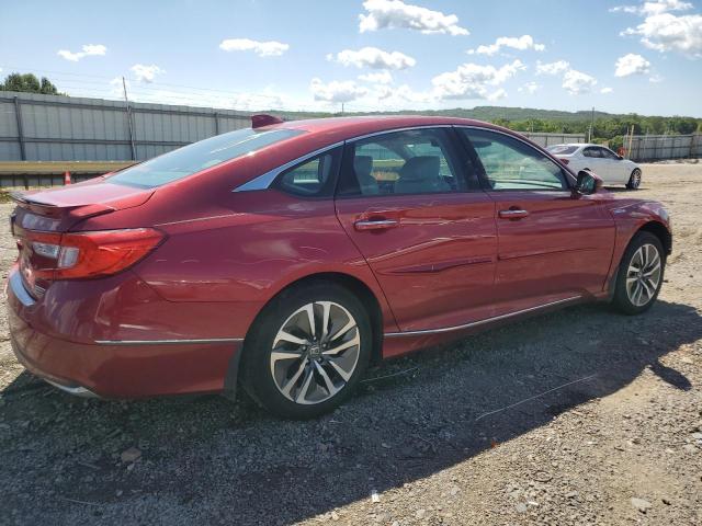 1HGCV3F93JA009438 - 2018 HONDA ACCORD TOURING HYBRID RED photo 3