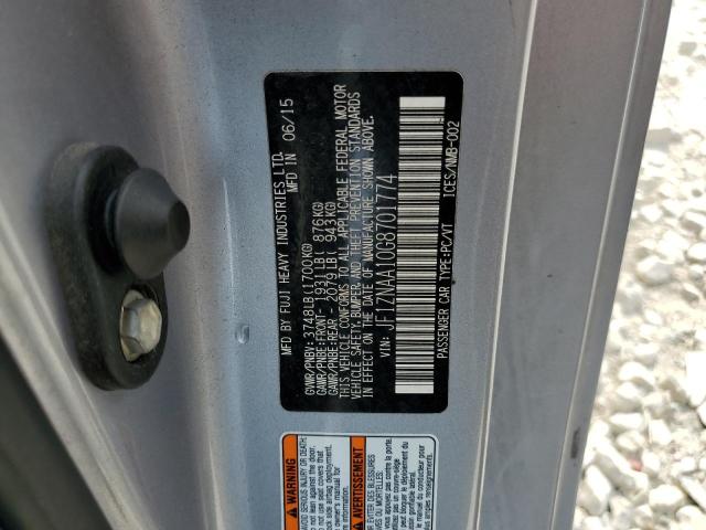 JF1ZNAA10G8701774 - 2016 TOYOTA SCION FR-S 银色 照片 12