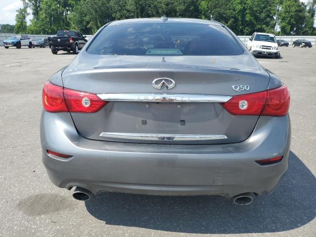 JN1BV7AP3EM680686 - 2014 INFINITI Q50 BASE CHARCOAL photo 6