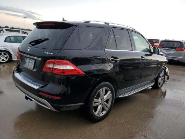 4JGDA5HB5EA388714 - 2014 MERCEDES-BENZ ML 350 4MATIC BLACK photo 3
