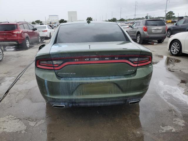 2C3CDXHG6JH157657 - 2018 DODGE CHARGER SXT PLUS GREEN photo 6