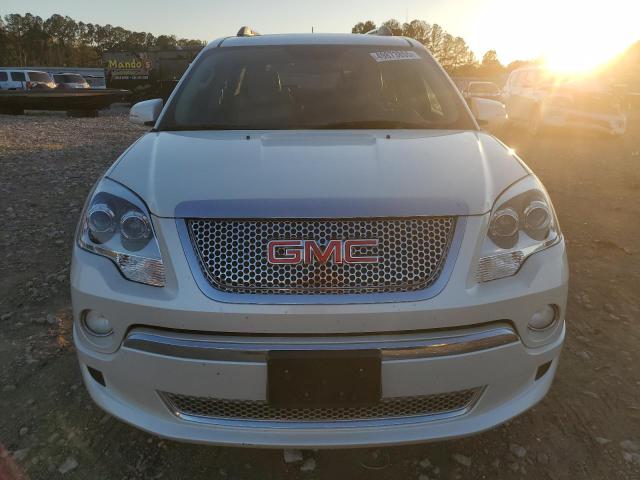 1GKKRTED6CJ276780 - 2012 GMC ACADIA DENALI WHITE photo 5