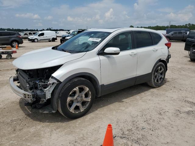 5J6RW1H81KA016592 - 2019 HONDA CR-V EXL WHITE photo 1