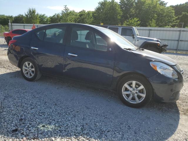 3N1CN7AP0CL815053 - 2012 NISSAN VERSA S BLUE photo 4