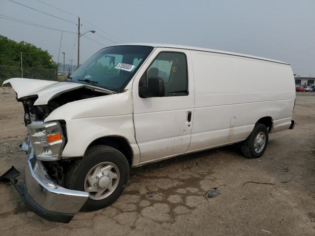 1FTSS34L09DA24717 - 2009 FORD ECONOLINE E350 SUPER DUTY VAN WHITE photo 1