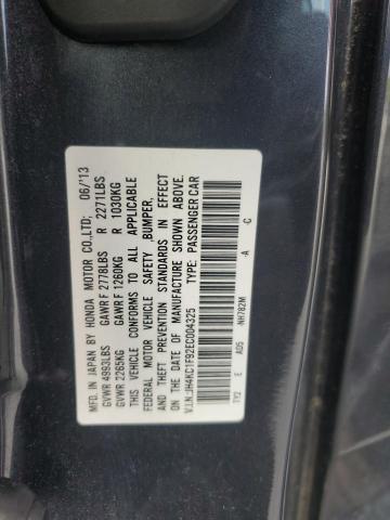 JH4KC1F92EC004325 - 2014 ACURA RLX ADVANCE CHARCOAL photo 12