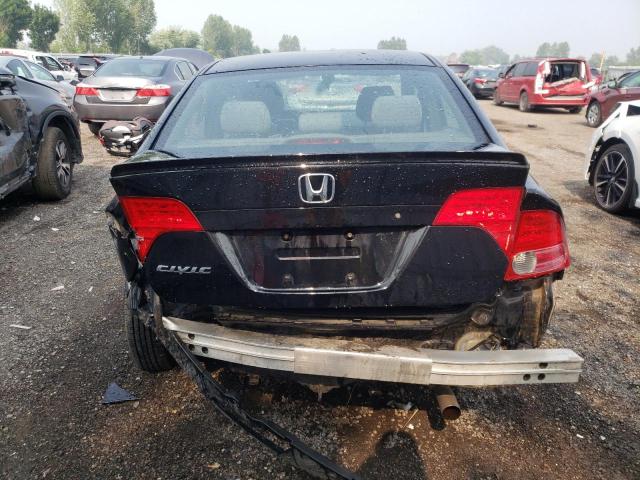 2HGFA16238H121474 - 2008 HONDA CIVIC DX BLACK photo 6