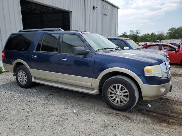 1FMJK1H58AEA38435 - 2010 FORD EXPEDITION EL EDDIE BAUER BLUE photo 4