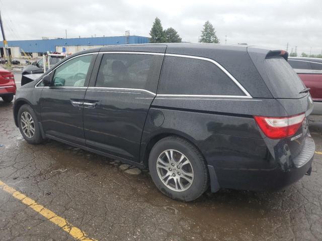 5FNRL5H68DB069644 - 2013 HONDA ODYSSEY EXL BLACK photo 2