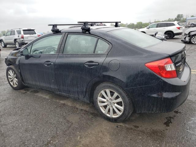 2HGFB2F96CH522378 - 2012 HONDA CIVIC EXL BLACK photo 2