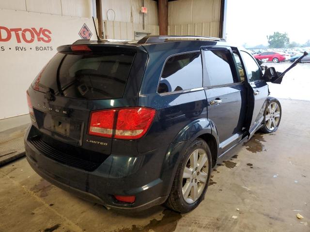 3C4PDCDGXET277499 - 2014 DODGE JOURNEY LIMITED BLUE photo 4