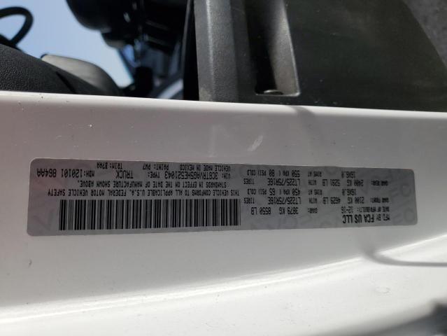 3C6TRVAG5HE521043 - 2017 RAM MARINE LOT 1500 STANDARD WHITE photo 13