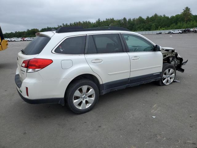 4S4BRBKC8C3221653 - 2012 SUBARU OUTBACK 2.5I LIMITED WHITE photo 3