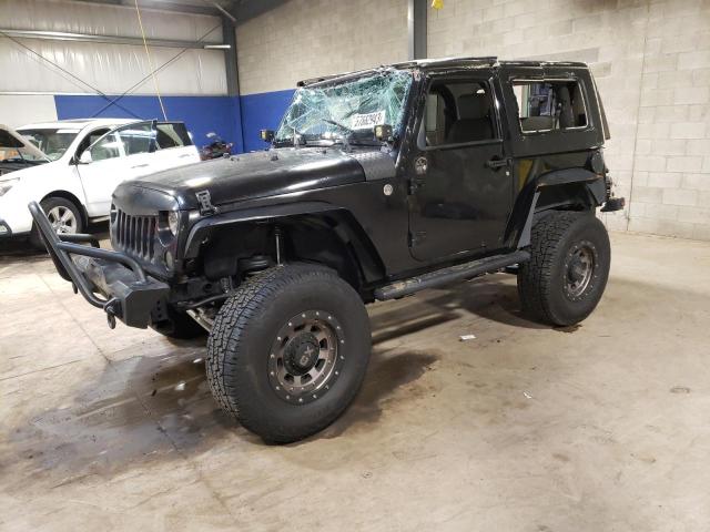 1J4FA54197L134189 - 2007 JEEP WRANGLER SAHARA BLACK photo 1