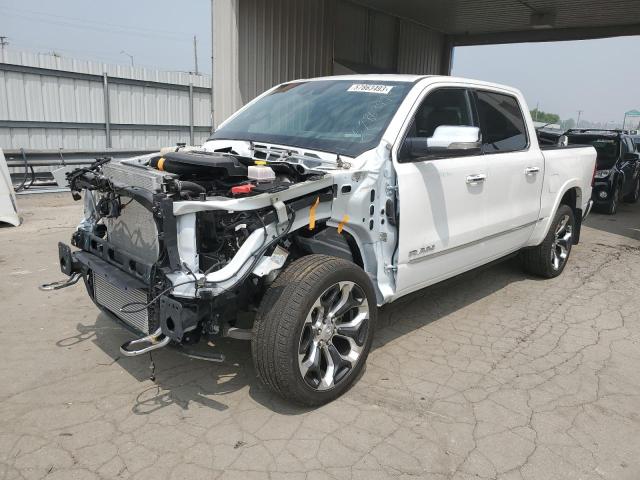 1C6SRFHM1MN763279 - 2021 RAM 1500 LIMITED WHITE photo 1