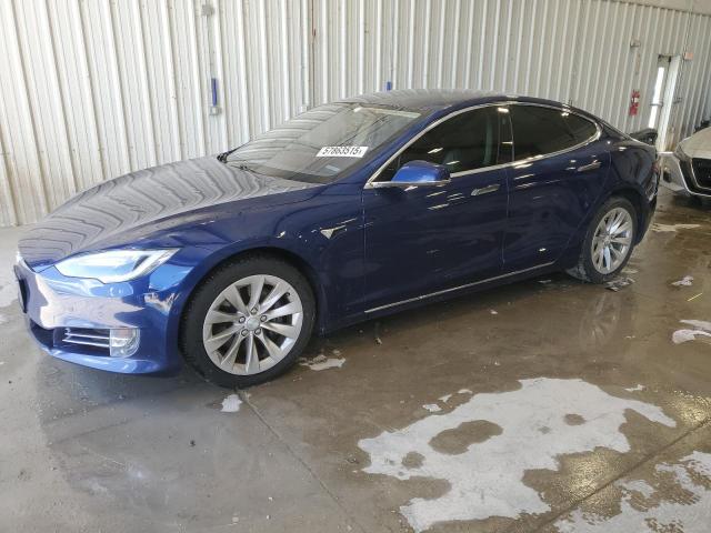 5YJSA1E21GF164844 - 2016 TESLA MODEL S BLUE photo 1