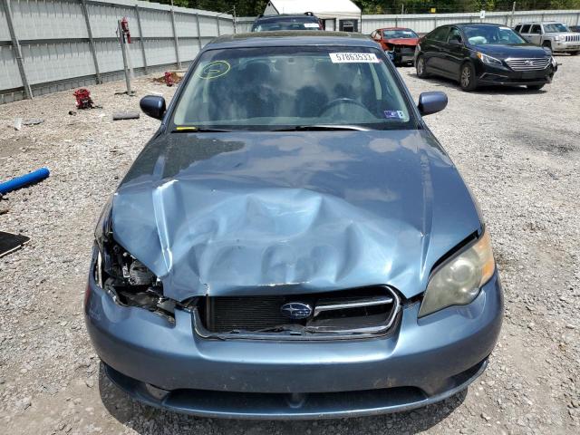 4S3BL626256225237 - 2005 SUBARU LEGACY 2.5I LIMITED BLUE photo 5