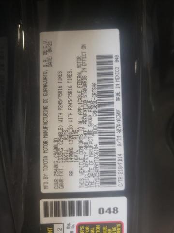 3TYSZ5AN9MT036184 - 2021 TOYOTA TACOMA ACCESS CAB შავი ფოტო 12