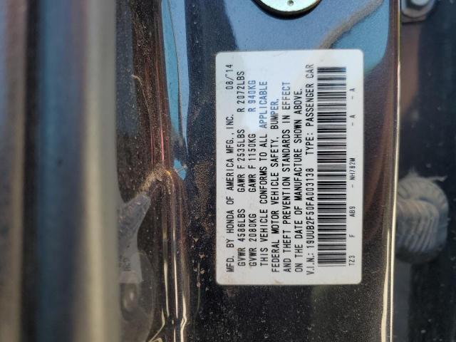 19UUB2F50FA003138 - 2015 ACURA TLX TECH CHARCOAL photo 12