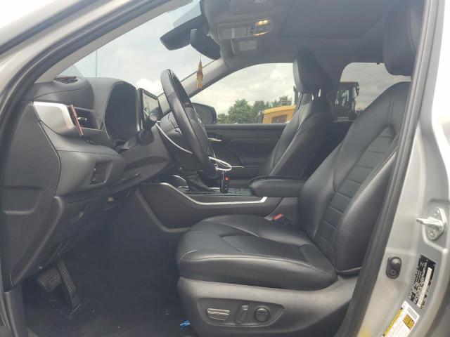 5TDGZRBH9MS128882 - 2021 TOYOTA HIGHLANDER XLE SILVER photo 7