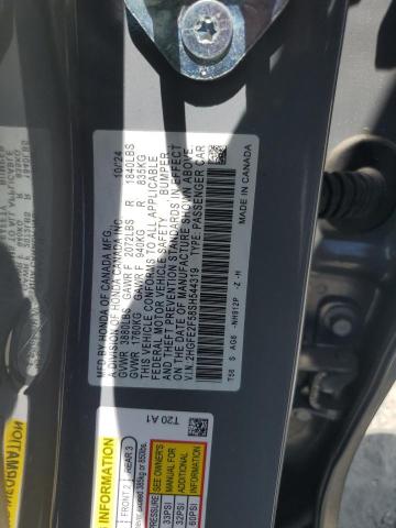 2HGFE2F58SH544319 - 2025 HONDA CIVIC SPORT 灰色 照片 13