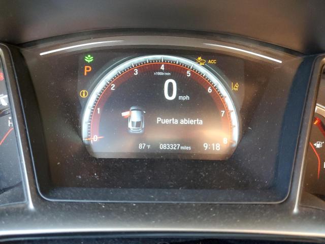 SHHFK7H98HU215539 - 2017 HONDA CIVIC SPORT TOURING BLACK photo 8