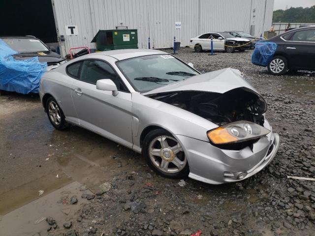 KMHHM65D54U152839 - 2004 HYUNDAI TIBURON SILVER photo 4