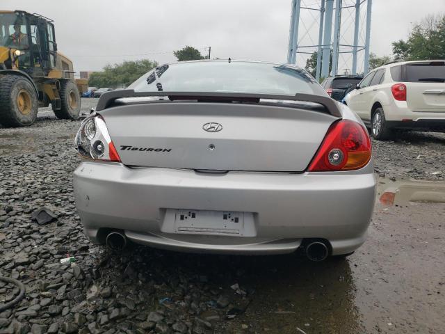 KMHHM65D54U152839 - 2004 HYUNDAI TIBURON SILVER photo 6