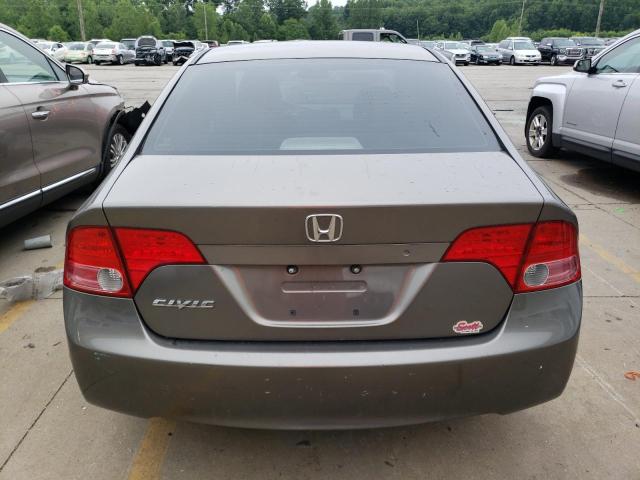 2HGFA16517H315347 - 2007 HONDA CIVIC LX GRAY photo 6