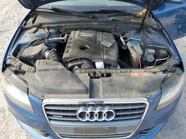 WAULF78K29A134880 - 2009 AUDI A4 2.0T QUATTRO BLUE photo 11