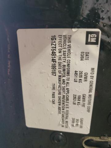 1G1ZT64814F189187 - 2004 CHEVROLET MALIBU MAXX LS 黑色 照片 12