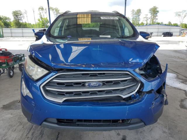MAJ6S3GL1KC295316 - 2019 FORD ECOSPORT SE ლურჯი ფოტო 5