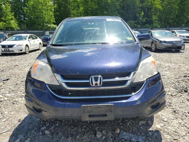 JHLRE4H79AC013866 - 2010 HONDA CR-V EXL BLUE photo 5