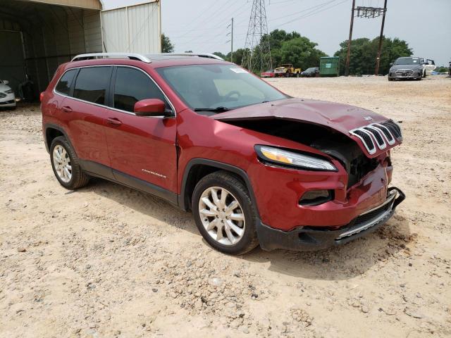 1C4PJLDS7HW596001 - 2017 JEEP CHEROKEE LIMITED RED photo 4