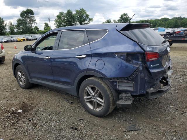 5XYZT3LB1JG564619 - 2018 HYUNDAI SANTA FE S BLUE photo 2