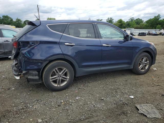 5XYZT3LB1JG564619 - 2018 HYUNDAI SANTA FE S BLUE photo 3