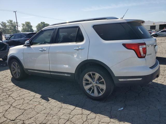 1FM5K7F85KGB16774 - 2019 FORD EXPLORER LIMITED WHITE photo 2