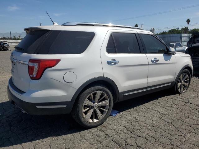 1FM5K7F85KGB16774 - 2019 FORD EXPLORER LIMITED WHITE photo 3