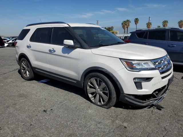 1FM5K7F85KGB16774 - 2019 FORD EXPLORER LIMITED WHITE photo 4