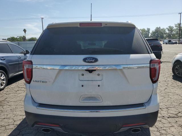 1FM5K7F85KGB16774 - 2019 FORD EXPLORER LIMITED WHITE photo 6