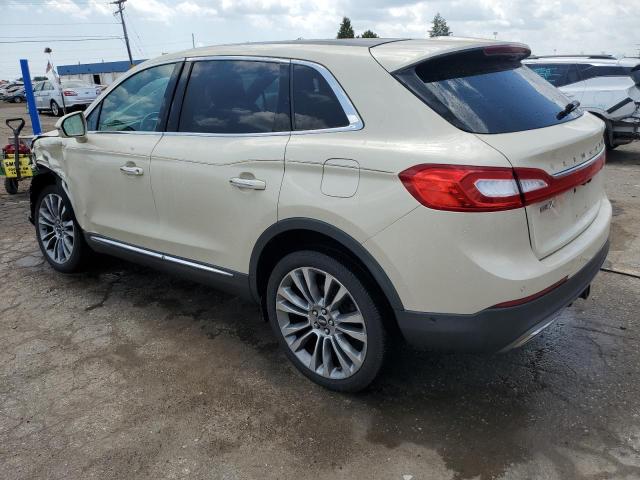 2LMTJ8LR1GBL71518 - 2016 LINCOLN MKX RESERVE CREAM photo 2