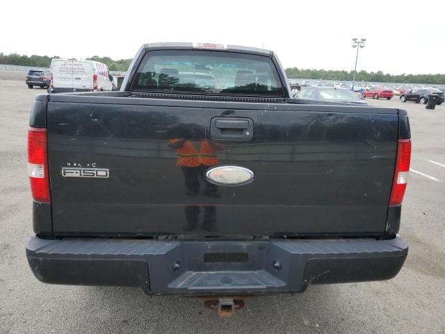 1FTRF12227NA53368 - 2007 FORD F150 BLACK photo 6